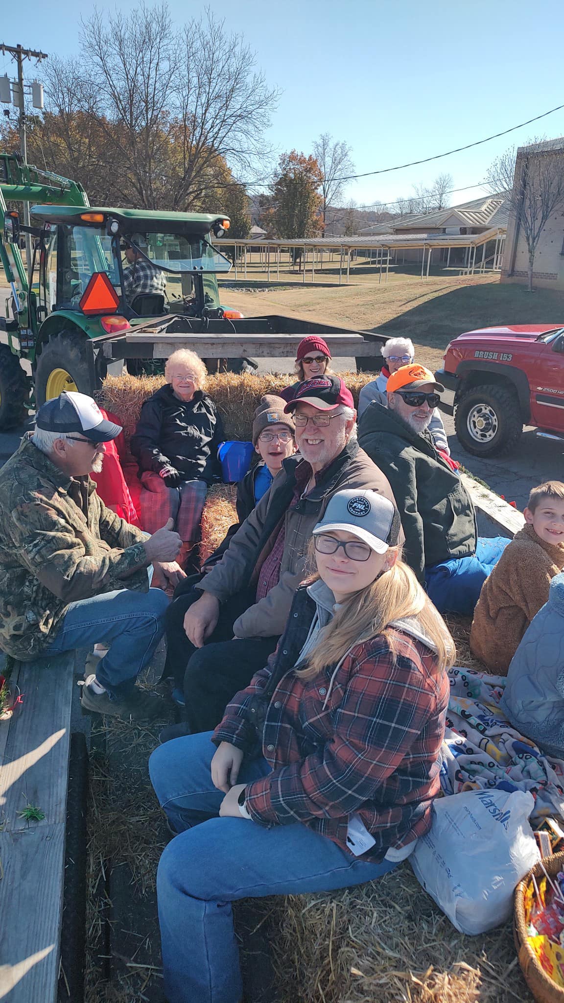 Church hayride and fall outdoor gathering